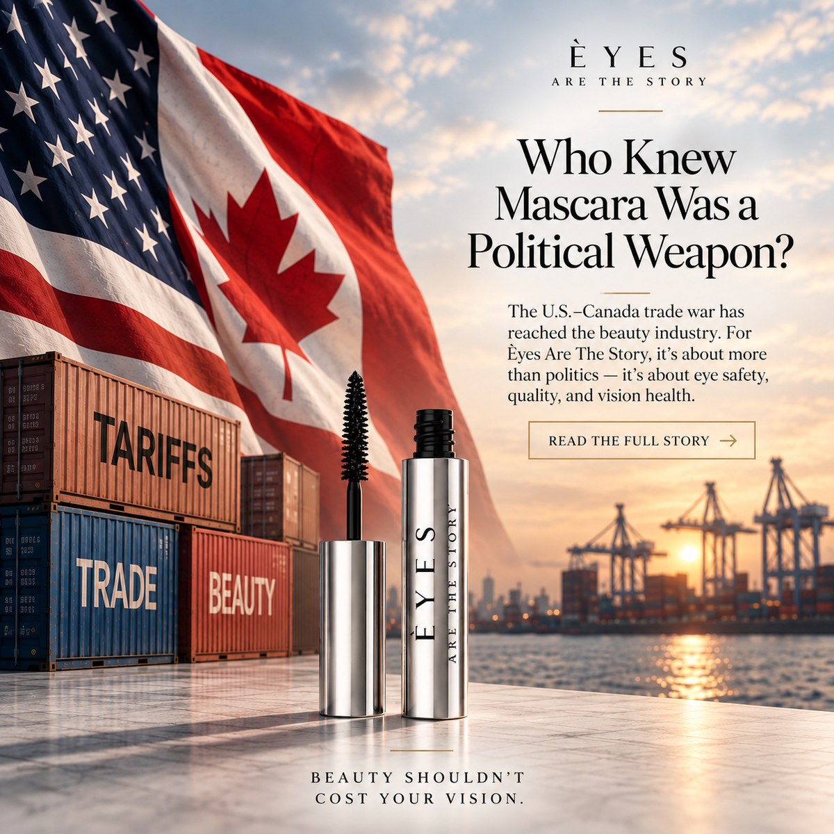 Who Knew Mascara Could Become Political Collateral?